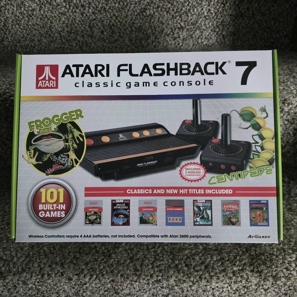 Atari Flashback 7 Classic Game Console - Black